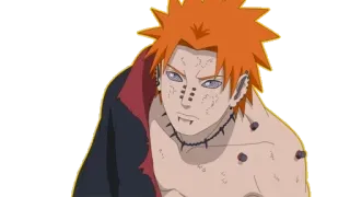 😒 Pain Naruto anime, mangá, naruto, pain, personagem whatsapp sticker