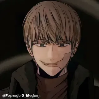🍫 @FushIgurO_Megumi Anime, Mangá, Personagem, Ilustração whatsapp sticker