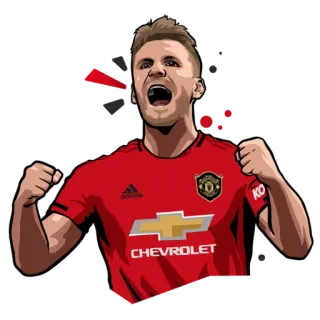 👊 football, football, sport, athlète, Manchester United telegram sticker