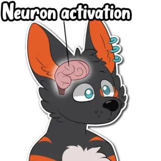 🧠 Neuron activation telegram sticker