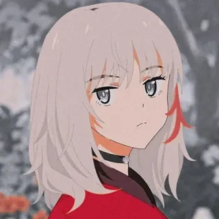 🐼 Anime Mädchen, Cartoon, Animation, Portrait, Illustration telegram sticker