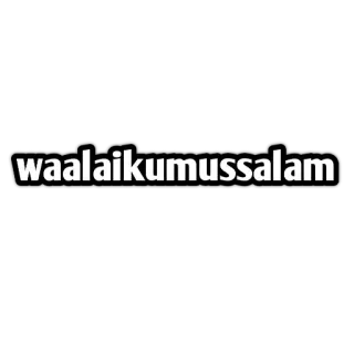 🤐 waalaikumussalam árabe, islão, saudação, paz whatsapp sticker