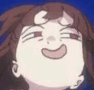 😂 Anime, Śmieszna mina, Kreskówka, Wyrażenie, Humor, Mem telegram sticker