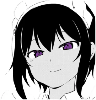😏 Anime, Maid, Lucu, Gadis, Manga, Wanita telegram sticker