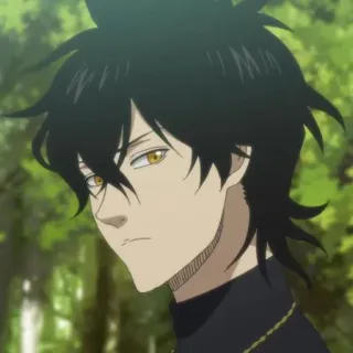 👑 Yuno Black Clover Anime, Personaje, Manga, Black Clover, Yuno telegram sticker