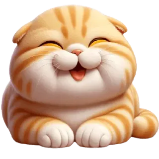 🤣 mèo, mèo con, dễ thương, động vật, thú cưng, hoạt hình telegram sticker