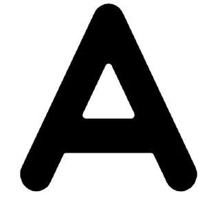 ❤️ lettre, A, alphabet whatsapp sticker