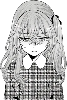 😰 Аниме девушка, Манга, Милый, Иллюстрация, Портрет telegram sticker