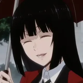 ♣️ Yumeko Jabami Kakegurui anime, girl, yumeko jabami, kakegurui telegram sticker
