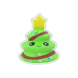 🎄 albero di natale, albero, natale, kawaii, carino whatsapp sticker