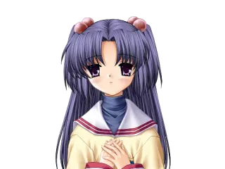 Clannad by (@pizdecnahui) telegram stickers