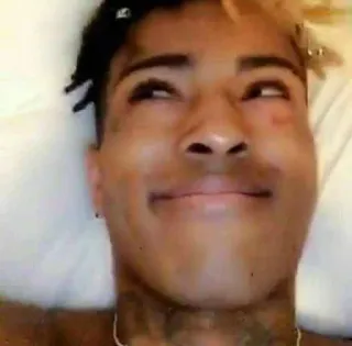 😊 XXXTentacion rappeur, musique, chanteur, XXXTentacion, portrait telegram sticker
