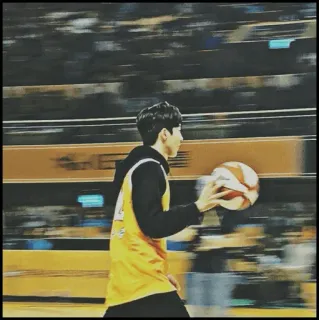 ⛹️ basketbal, sport, atleet, bal, speler, actie telegram sticker