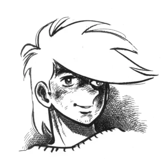 😇 Anime, Manga, Con trai, Chân dung, Phác thảo telegram sticker