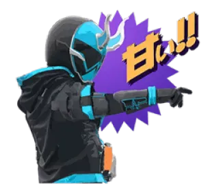 👉 甘い!! Anime, Superhero, Manga, Wijsvinger, Japans telegram sticker