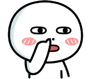 🤑 Dessin animé, Personnage, Visage, Drôle, Bonhomme allumette, Langue telegram sticker