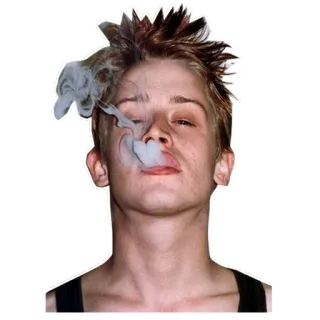 😐 흡연, 십대, 담배, 담배, 연기 telegram sticker