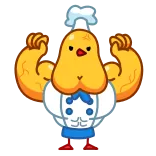Cocky Cook telegram stickers