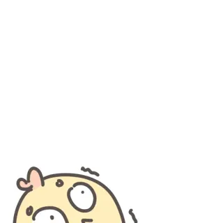 😨 Cartoon, Emoji, Süß, Besorgt, Verängstigt, Gelb telegram sticker