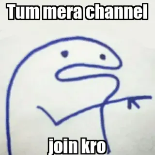 👉 Tum mera channel
join kro telegram sticker