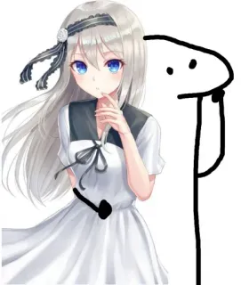 😝 Anime, Sticker, Hoạt hình, Dễ thương, Manga telegram sticker