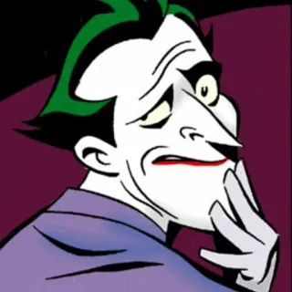 📎 Joker Joker, DC Comics, Bösewicht, Batman, Comic, Cartoon telegram sticker