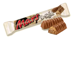 🍫 Mars Delight doce, chocolate, snack, Mars, doces telegram sticker