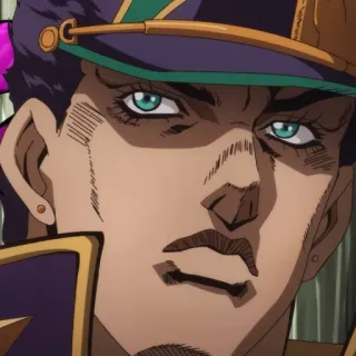 🌊 Jotaro Kujo JoJo's Bizarre Adventure anime, jotaro kujo, jojo's bizarre adventure, character, manga telegram sticker