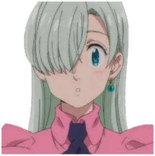 😲 Elizabeth Liones The Seven Deadly Sins อนิเมะ, เจ้าหญิง, น่ารัก, เอลิซาเบธ, ลีโอเนส telegram sticker