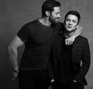 Hugh Jackman by @celebrity_texti 💙 telegram stickers