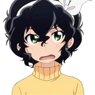 😩 Anime, Garota, Desenho animado, Personagem, Animação telegram sticker
