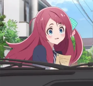 😊 Sakura Minamoto Zombie Land Saga Аниме, Зомби, Сакура Минамото, Zombie Land Saga, Айдол, Милый, Персонаж telegram sticker