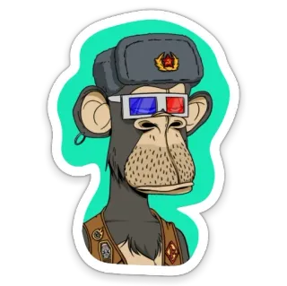 Bored Apes whatsapp stickers