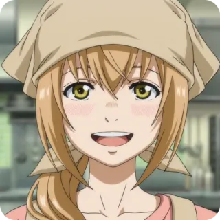 🙂 アニメ, 女性, 笑顔, キャラクター telegram sticker