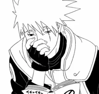 👀 Kakashi Hatake Naruto イチャイチャ Kakashi, Naruto, Anime, Manga, Libro, Lectura whatsapp sticker
