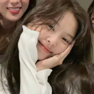 💟 Jennie Kim Дженни, K-pop, Blackpink, Корейская поп-музыка, Певица, Знаменитость, Лицо telegram sticker