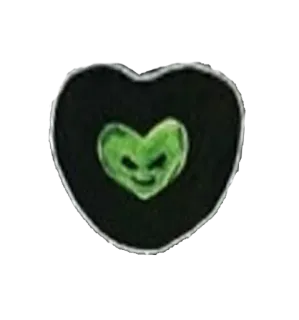 💚 сердце, зеленый, мультик, эмодзи, любовь whatsapp sticker