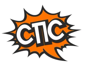 😊 СТС Chaîne télé russe, STS, Cyrillique, Logo, Orange, Dessin animé, Russie, Télévision telegram sticker