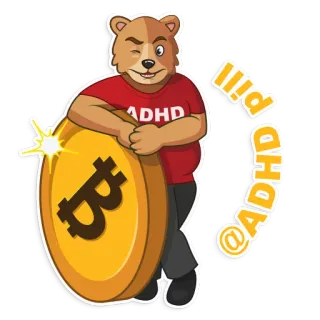 Crypto ADHDpill Trading telegram stickers