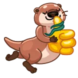 Hotter Otter telegram stickers