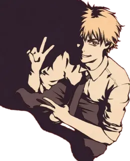 😍 Anime, Hombre, Dibujo animado, Dibujo, Personaje telegram sticker