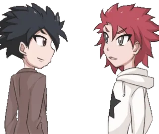 🎈 Anime, Manga, Cartoon, Freunde, Porträt telegram sticker
