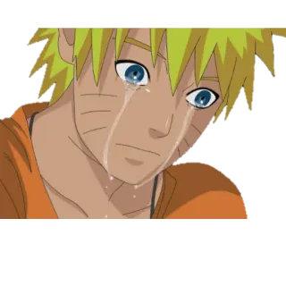 😭 Naruto Uzumaki Naruto Anime, Naruto, Triste, Llorando, Lágrimas, Uzumaki, Emocional whatsapp sticker