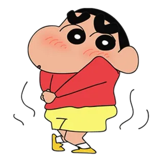😳 Shin-chan Nohara Crayon Shin-chan anime, cartoon, Shin-chan, funny, cute telegram sticker