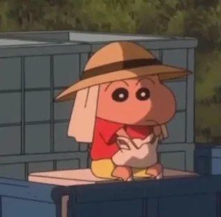 🍠 Shin-chan Crayon Shin-chan anime, karakter, lucu, topi telegram sticker