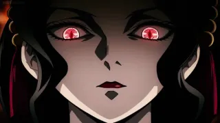 👹 Daki Demon Slayer Anime, Démon, yeux rouges, Daki, Demon Slayer telegram sticker