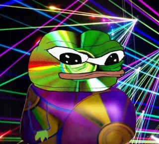 🌈 Pepe the Frog Pepe żaba, Mem, Internet, Żaba, Kreskówka telegram sticker