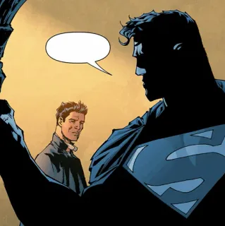 💎 Superman Superheld, Comic, Stahlmann, DC Comics telegram sticker