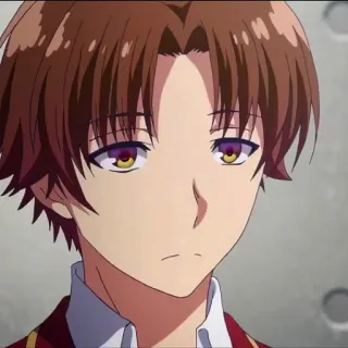 🖇️ Ayanokoji Kiyotaka Classroom of the Elite Anime, Schule, Schüler, Ernst, Kiyotaka whatsapp sticker