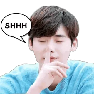 😎 SHHH chut, doigt, silence, calme telegram sticker